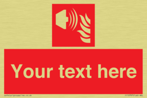 Custom Fire: Fire alarm sounder